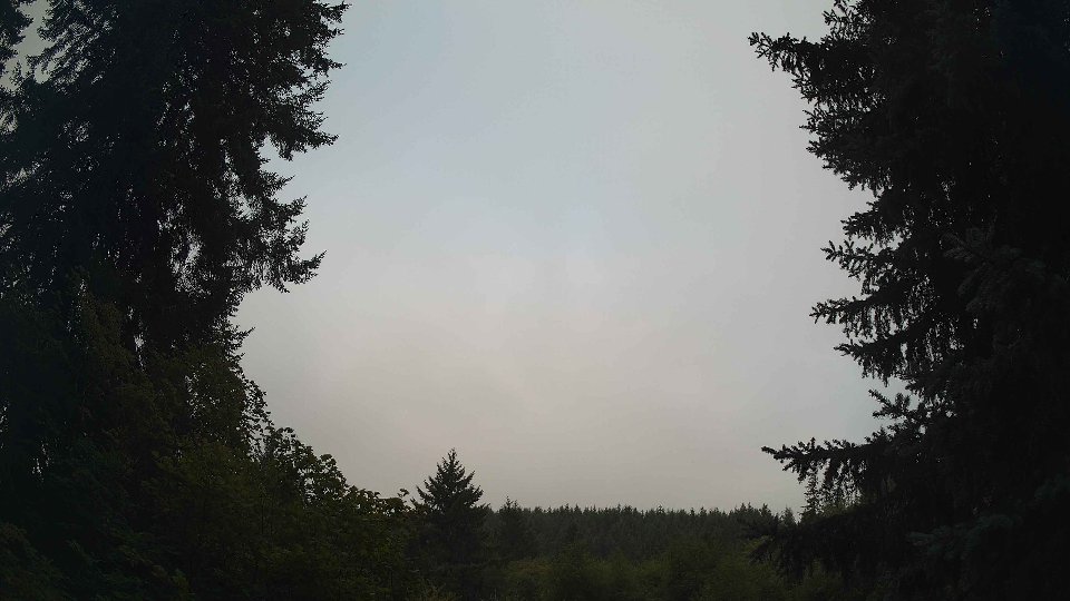 Pacific Northwest skyline timelapse frame from Aug 25th, 2026 at 7:45 AM