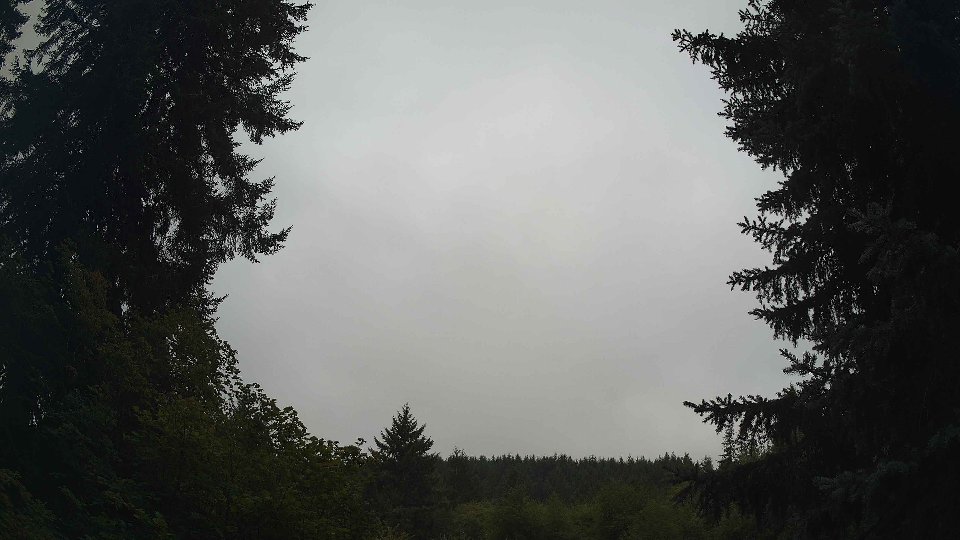 Pacific Northwest skyline timelapse frame from Aug 25th, 2026 at 8:30 AM
