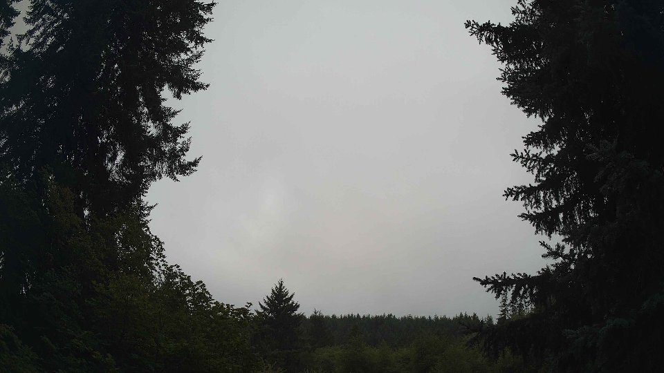 Pacific Northwest skyline timelapse frame from Aug 25th, 2026 at 8:45 AM