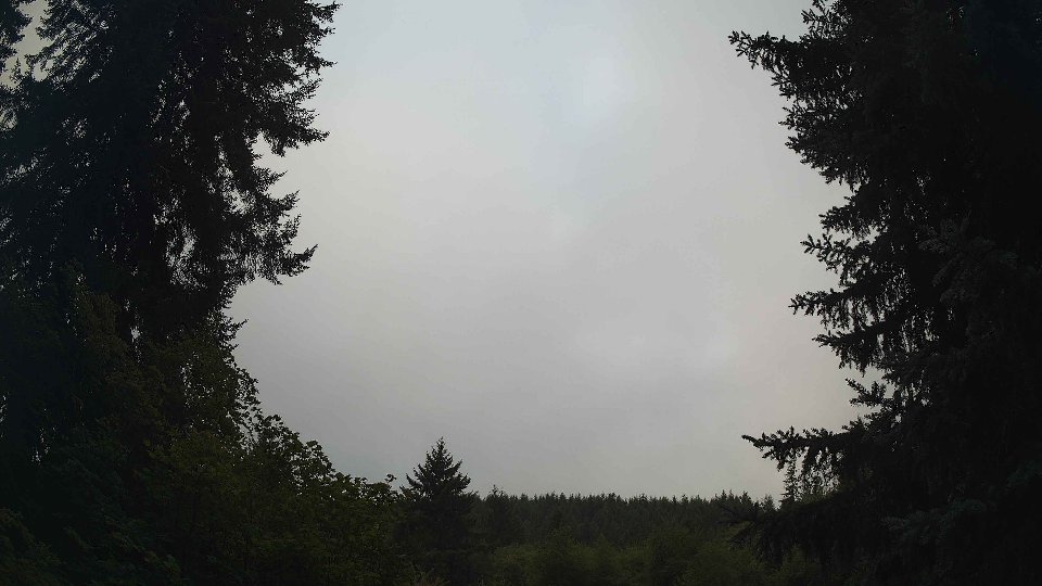 Pacific Northwest skyline timelapse frame from Aug 25th, 2026 at 9:15 AM