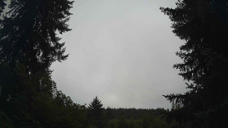 Pacific Northwest skyline timelapse frame from Aug 25th, 2026 at 9:30 AM