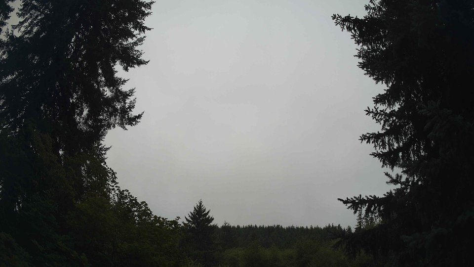 Pacific Northwest skyline timelapse frame from Aug 25th, 2026 at 9:45 AM