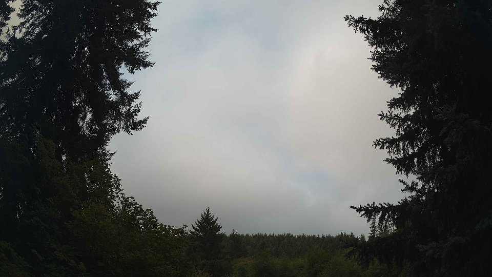 Pacific Northwest skyline timelapse frame from Aug 25th, 2026 at 10:15 AM