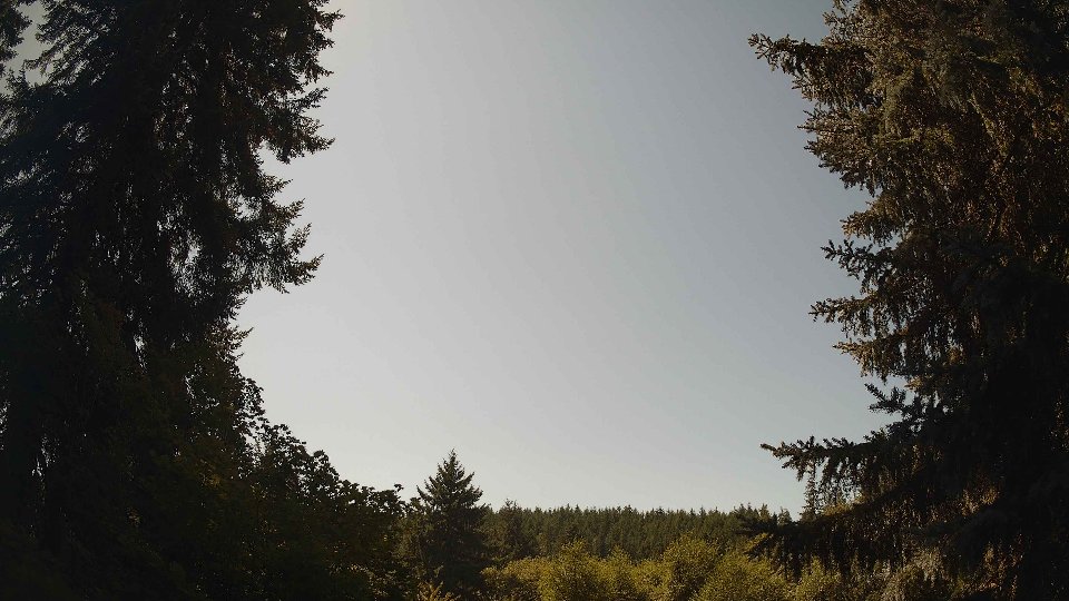 Pacific Northwest skyline timelapse frame from Aug 25th, 2026 at 1:30 PM