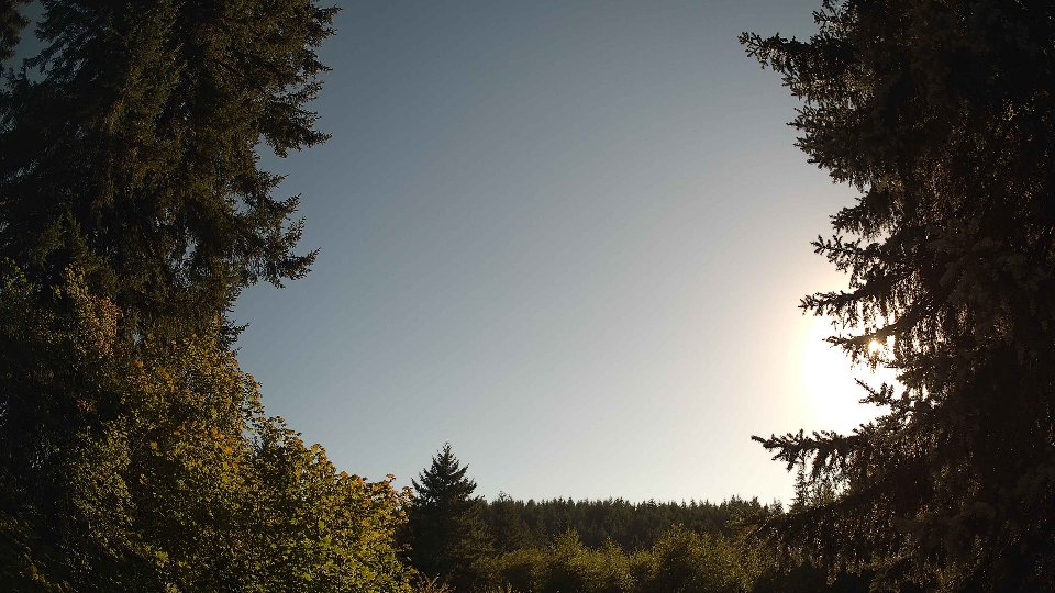 Pacific Northwest skyline timelapse frame from Aug 25th, 2026 at 5:45 PM