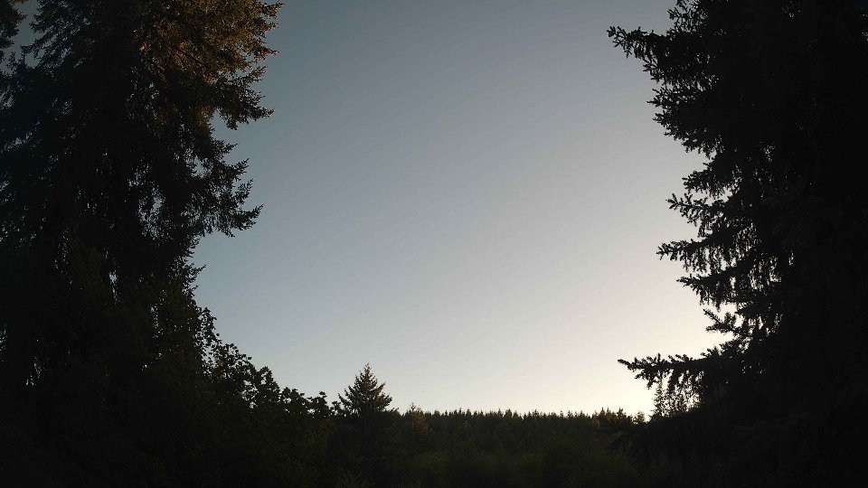 Pacific Northwest skyline timelapse frame from Aug 25th, 2026 at 7:00 PM