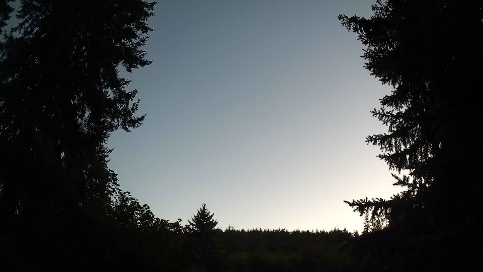 Pacific Northwest skyline timelapse frame from Aug 25th, 2026 at 8:15 PM