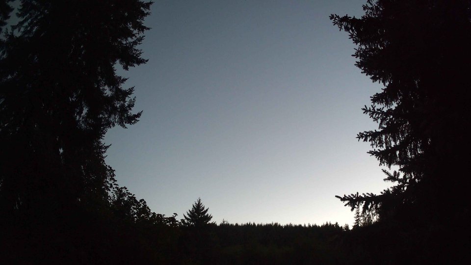 Pacific Northwest skyline timelapse frame from Aug 25th, 2026 at 8:30 PM