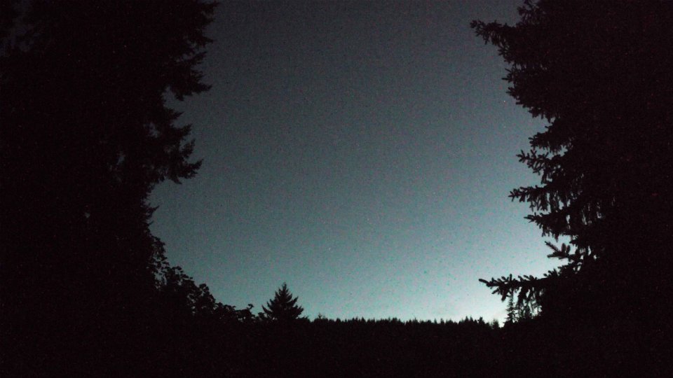 Pacific Northwest skyline timelapse frame from Aug 25th, 2026 at 8:45 PM
