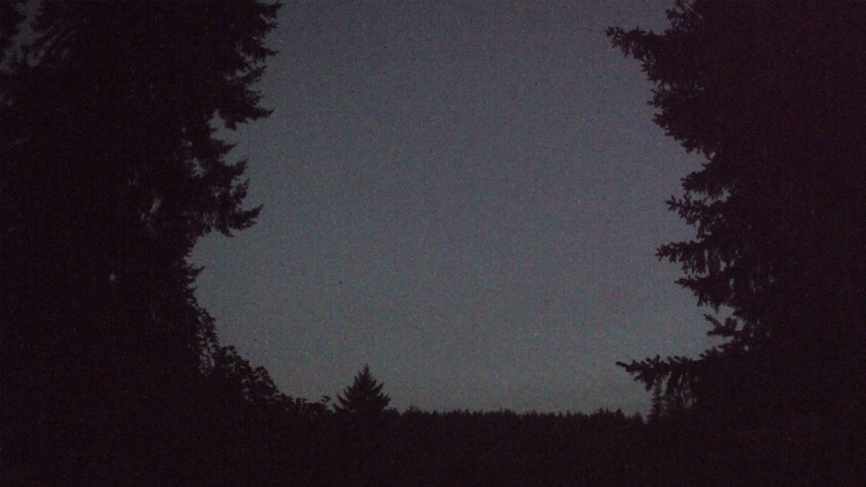 Pacific Northwest skyline timelapse frame from Aug 25th, 2026 at 5:43 AM