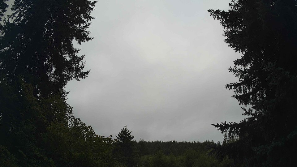 Pacific Northwest skyline timelapse frame from Aug 26th, 2026 at 7:45 AM