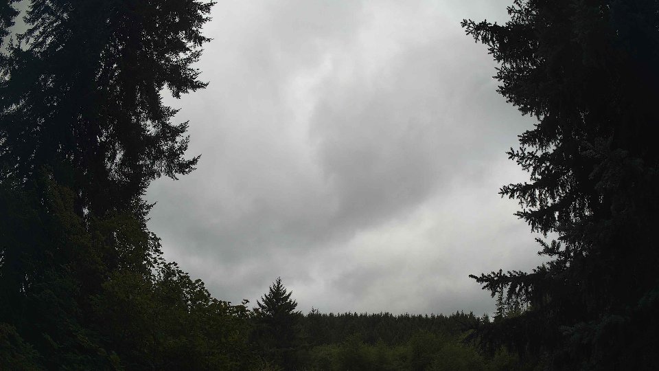 Pacific Northwest skyline timelapse frame from Aug 26th, 2026 at 9:45 AM