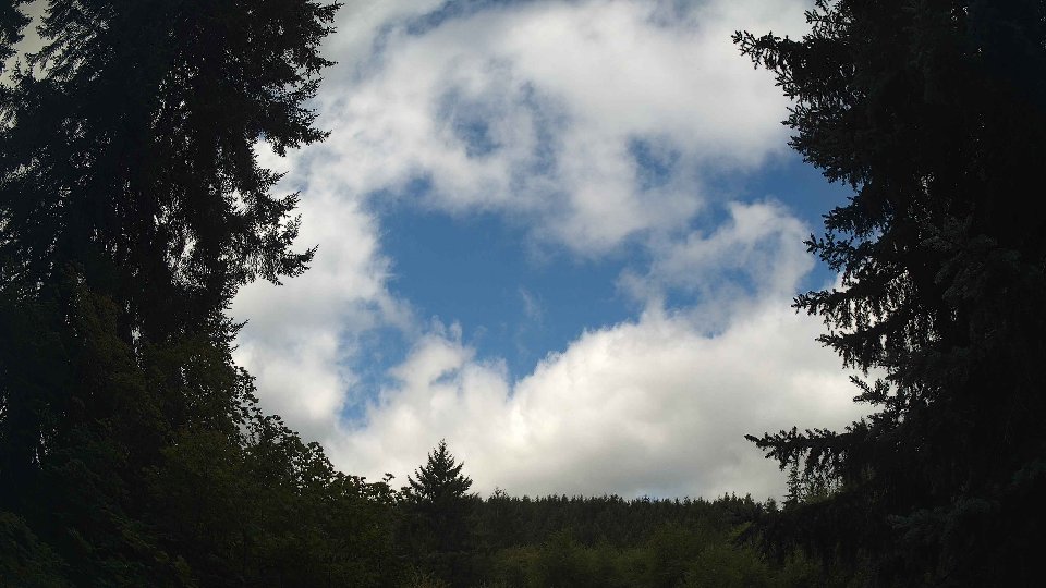 Pacific Northwest skyline timelapse frame from Aug 26th, 2026 at 10:45 AM