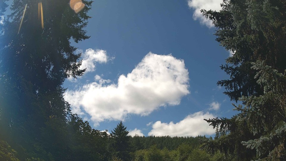 Pacific Northwest skyline timelapse frame from Aug 26th, 2026 at 12:30 PM