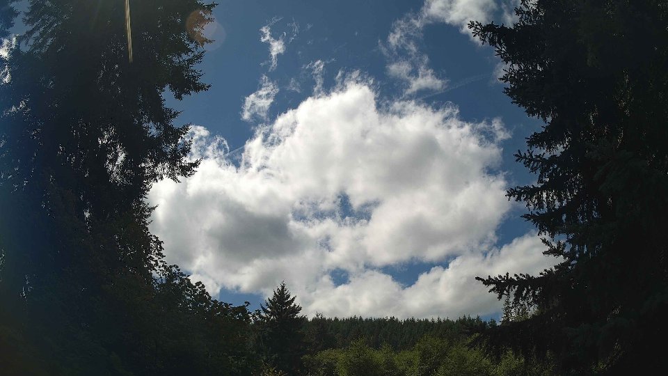 Pacific Northwest skyline timelapse frame from Aug 26th, 2026 at 1:00 PM