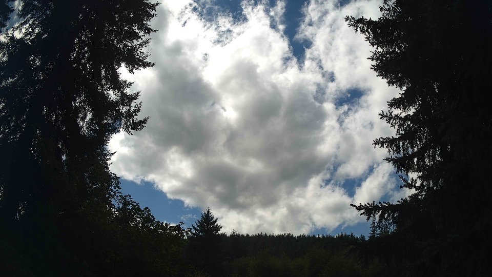 Pacific Northwest skyline timelapse frame from Aug 26th, 2026 at 1:30 PM