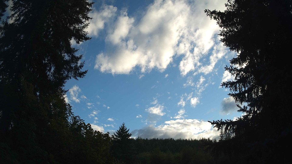 Pacific Northwest skyline timelapse frame from Aug 26th, 2026 at 7:00 PM