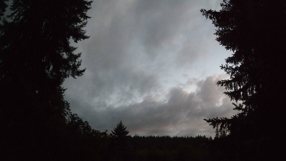 Pacific Northwest skyline timelapse frame from Aug 26th, 2026 at 8:30 PM
