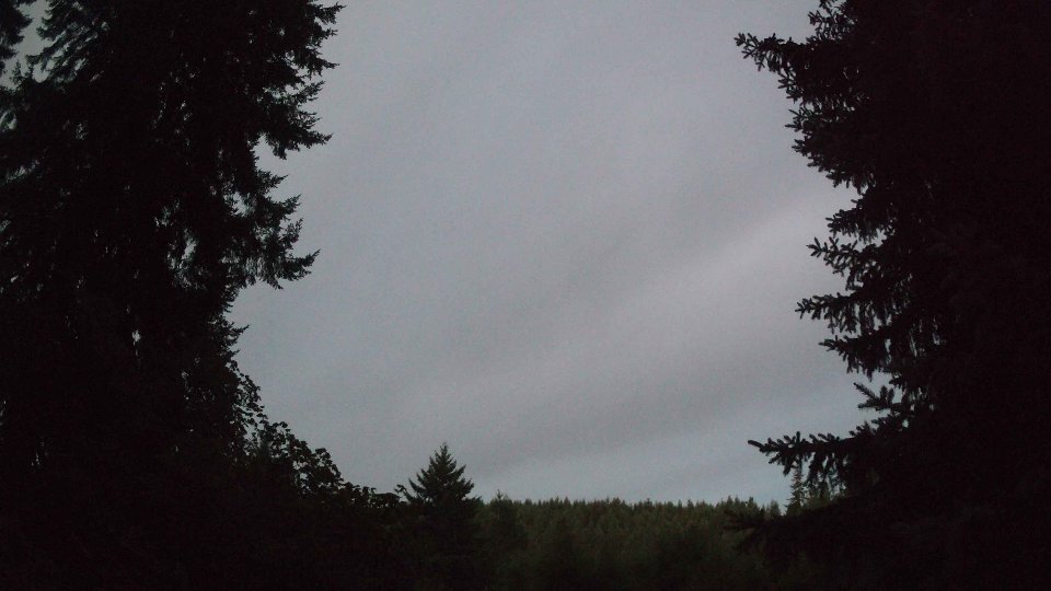 Pacific Northwest skyline timelapse on Aug 27, 2026 at 6:00 AM