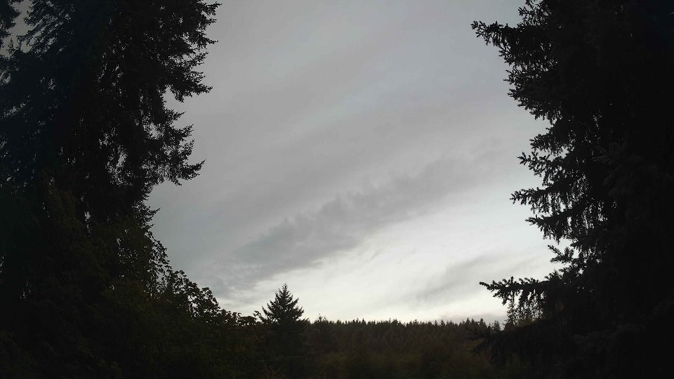 Pacific Northwest skyline timelapse on Aug 27, 2026 at 6:30 AM