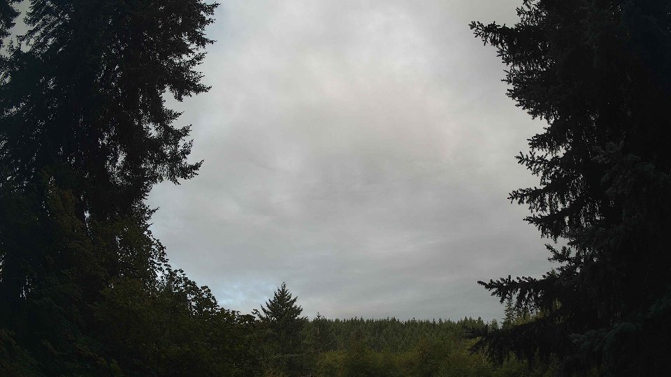 Pacific Northwest skyline timelapse on Aug 27, 2026 at 7:15 AM