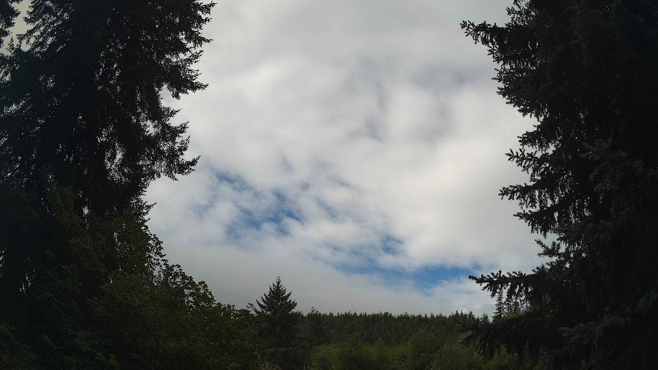 Pacific Northwest skyline timelapse on Aug 27, 2026 at 10:15 AM