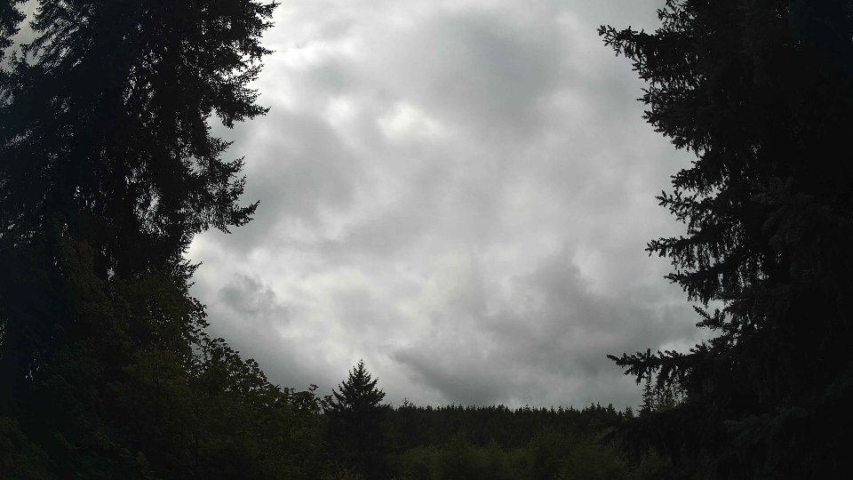Pacific Northwest skyline timelapse on Aug 27, 2026 at 12:45 PM