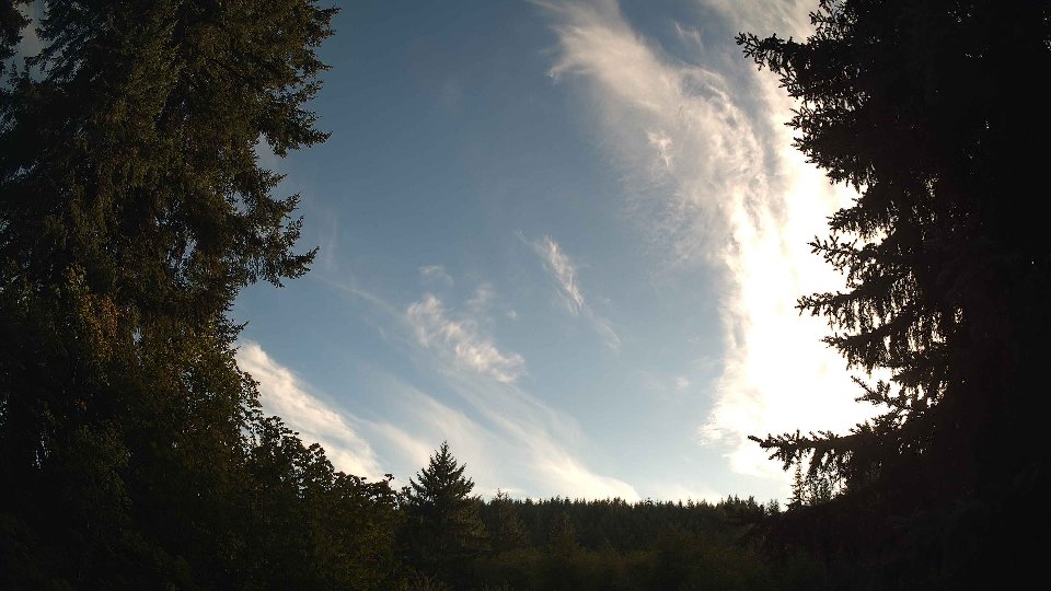 Pacific Northwest skyline timelapse on Aug 27, 2026 at 6:45 PM