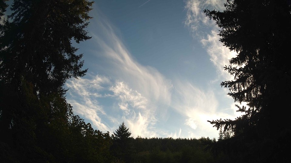 Pacific Northwest skyline timelapse on Aug 27, 2026 at 7:00 PM