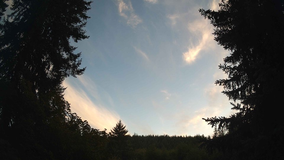 Pacific Northwest skyline timelapse on Aug 27, 2026 at 7:45 PM