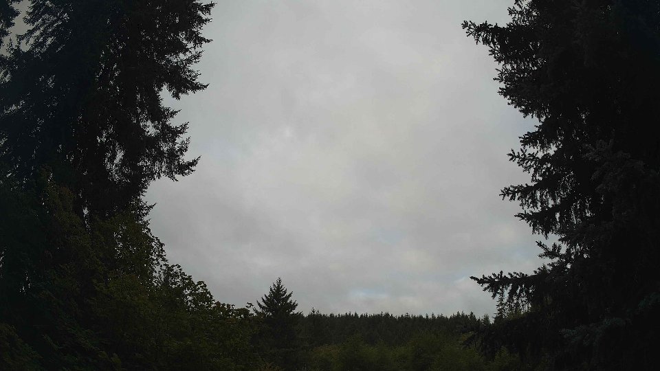 Pacific Northwest skyline timelapse on Aug 28, 2026 at 8:00 AM