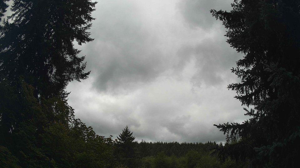 Pacific Northwest skyline timelapse on Aug 28, 2026 at 11:00 AM
