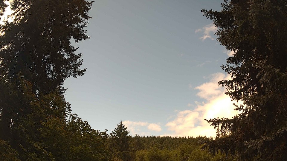 Pacific Northwest skyline timelapse on Aug 28, 2026 at 11:45 AM