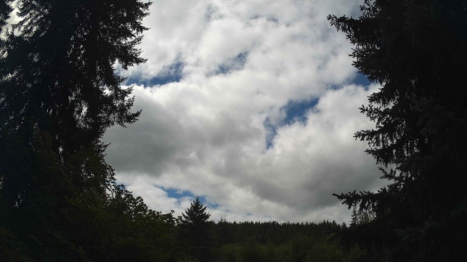 Pacific Northwest skyline timelapse on Aug 28, 2026 at 12:15 PM