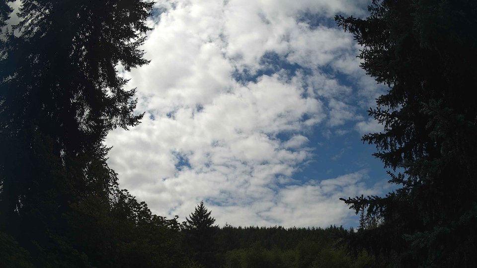 Pacific Northwest skyline timelapse on Aug 28, 2026 at 12:30 PM