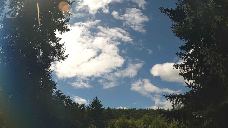 Pacific Northwest skyline timelapse on Aug 28, 2026 at 12:45 PM