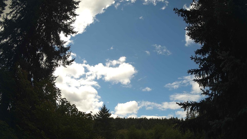 Pacific Northwest skyline timelapse on Aug 28, 2026 at 1:00 PM
