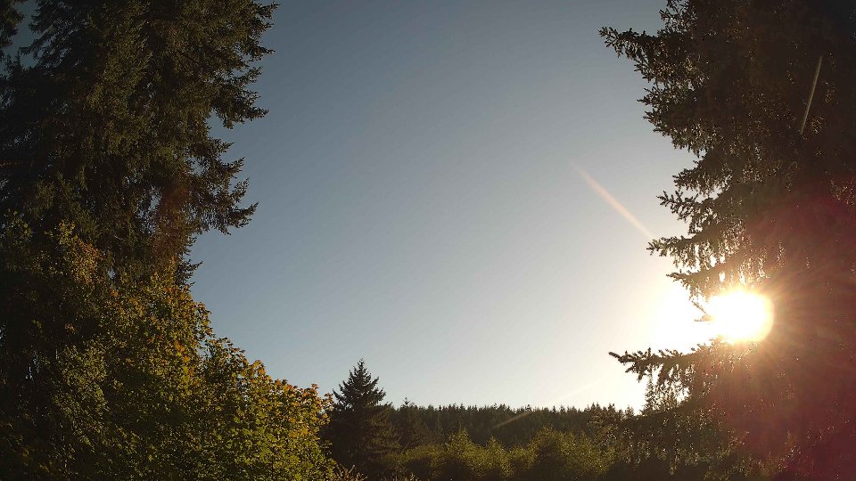 Pacific Northwest skyline timelapse on Aug 28, 2026 at 6:00 PM