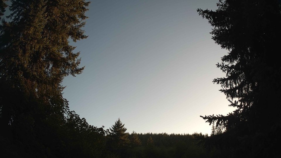 Pacific Northwest skyline timelapse on Aug 28, 2026 at 6:45 PM