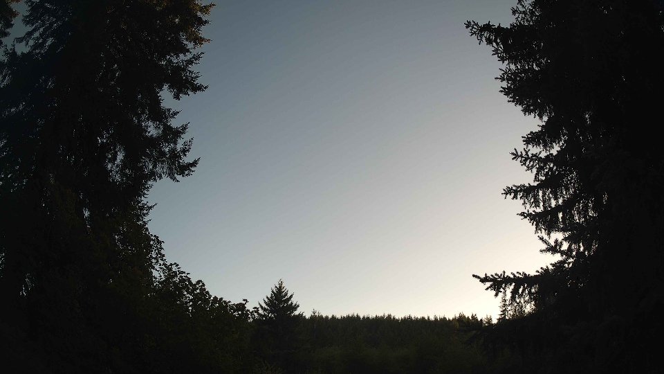 Pacific Northwest skyline timelapse on Aug 28, 2026 at 7:00 PM