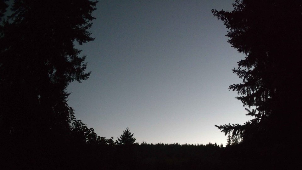 Pacific Northwest skyline timelapse on Aug 28, 2026 at 8:30 PM