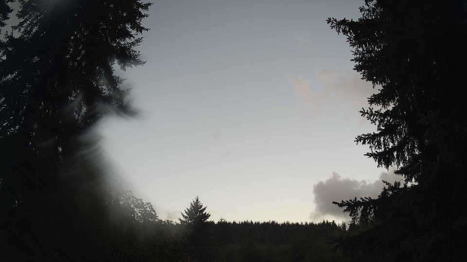 Pacific Northwest skyline timelapse on Aug 29, 2026 at 6:45 AM