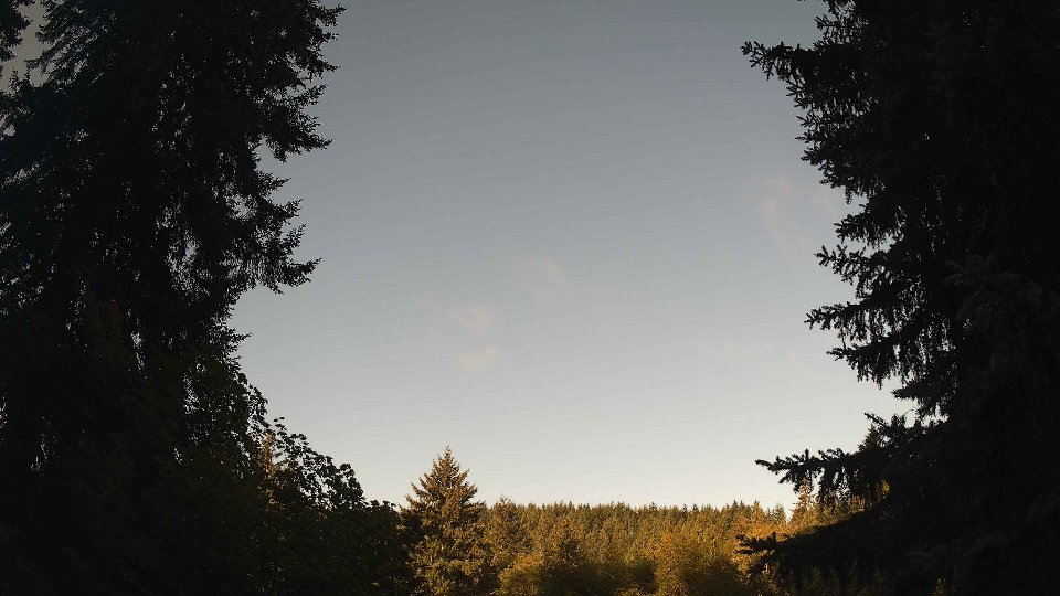 Pacific Northwest skyline timelapse on Aug 29, 2026 at 8:00 AM