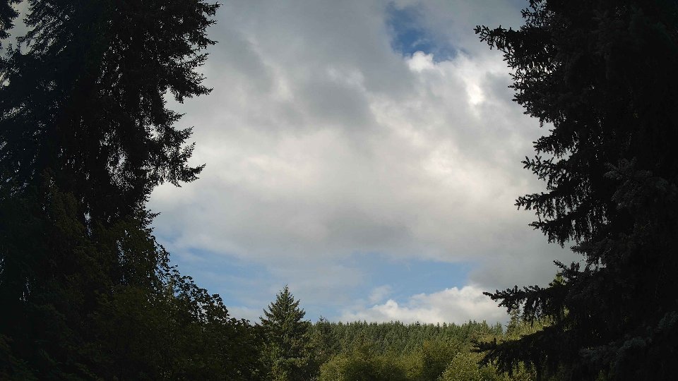 Pacific Northwest skyline timelapse on Aug 29, 2026 at 8:30 AM