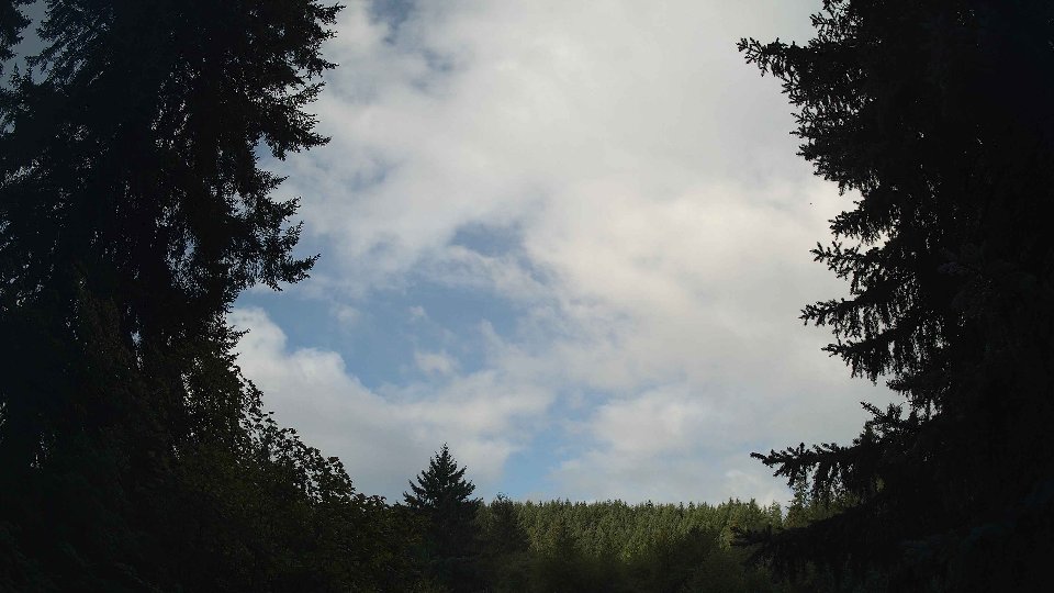 Pacific Northwest skyline timelapse on Aug 29, 2026 at 8:45 AM
