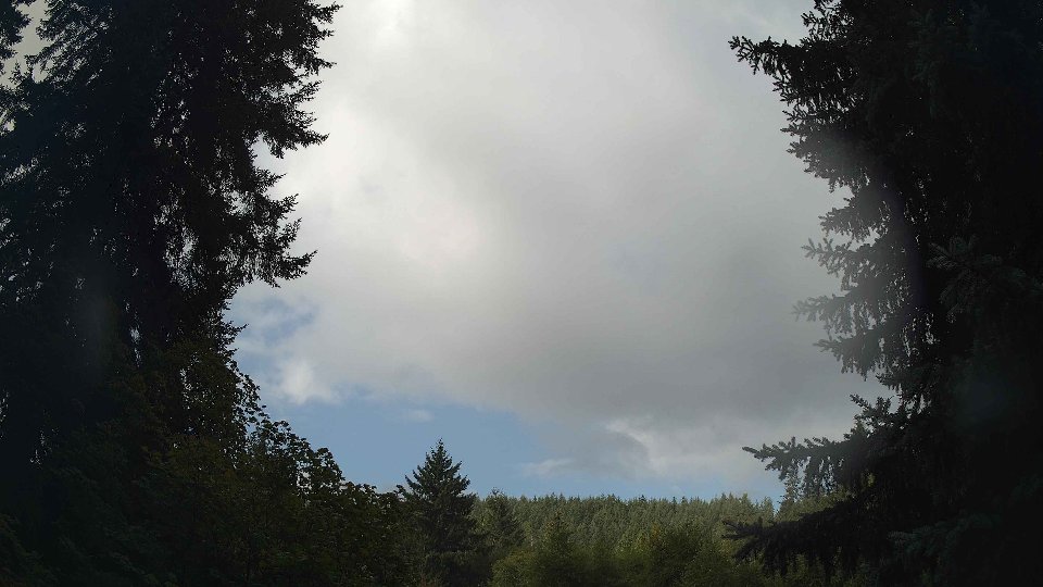 Pacific Northwest skyline timelapse on Aug 29, 2026 at 9:00 AM