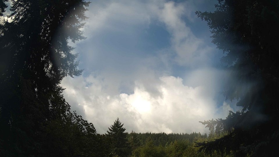 Pacific Northwest skyline timelapse on Aug 29, 2026 at 10:30 AM