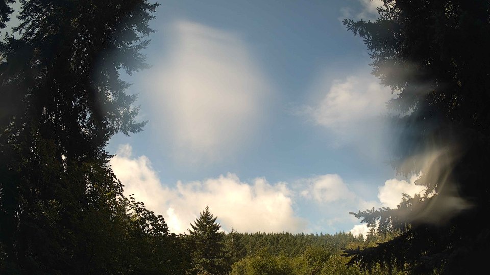 Pacific Northwest skyline timelapse on Aug 29, 2026 at 10:45 AM