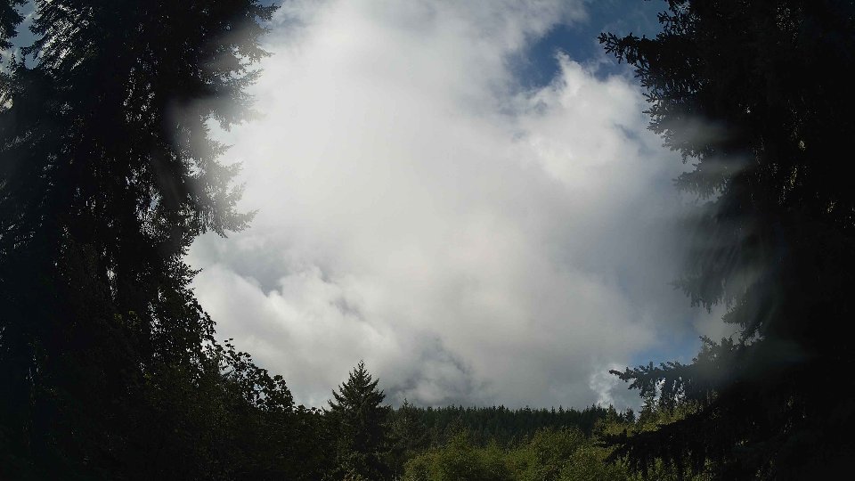 Pacific Northwest skyline timelapse on Aug 29, 2026 at 11:00 AM