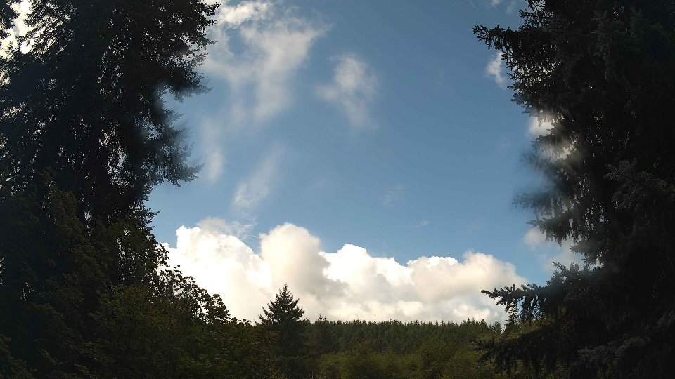 Pacific Northwest skyline timelapse on Aug 29, 2026 at 11:15 AM